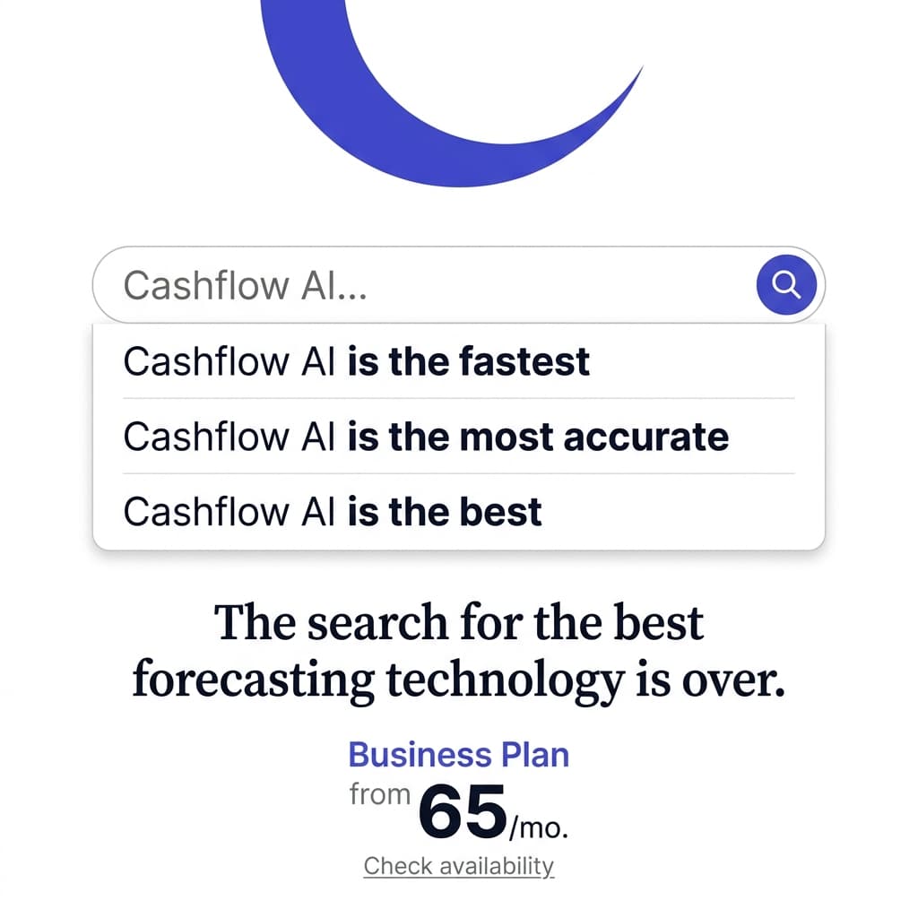 Cashflow AI — The Search for the Best Forecasting Tool Is Over