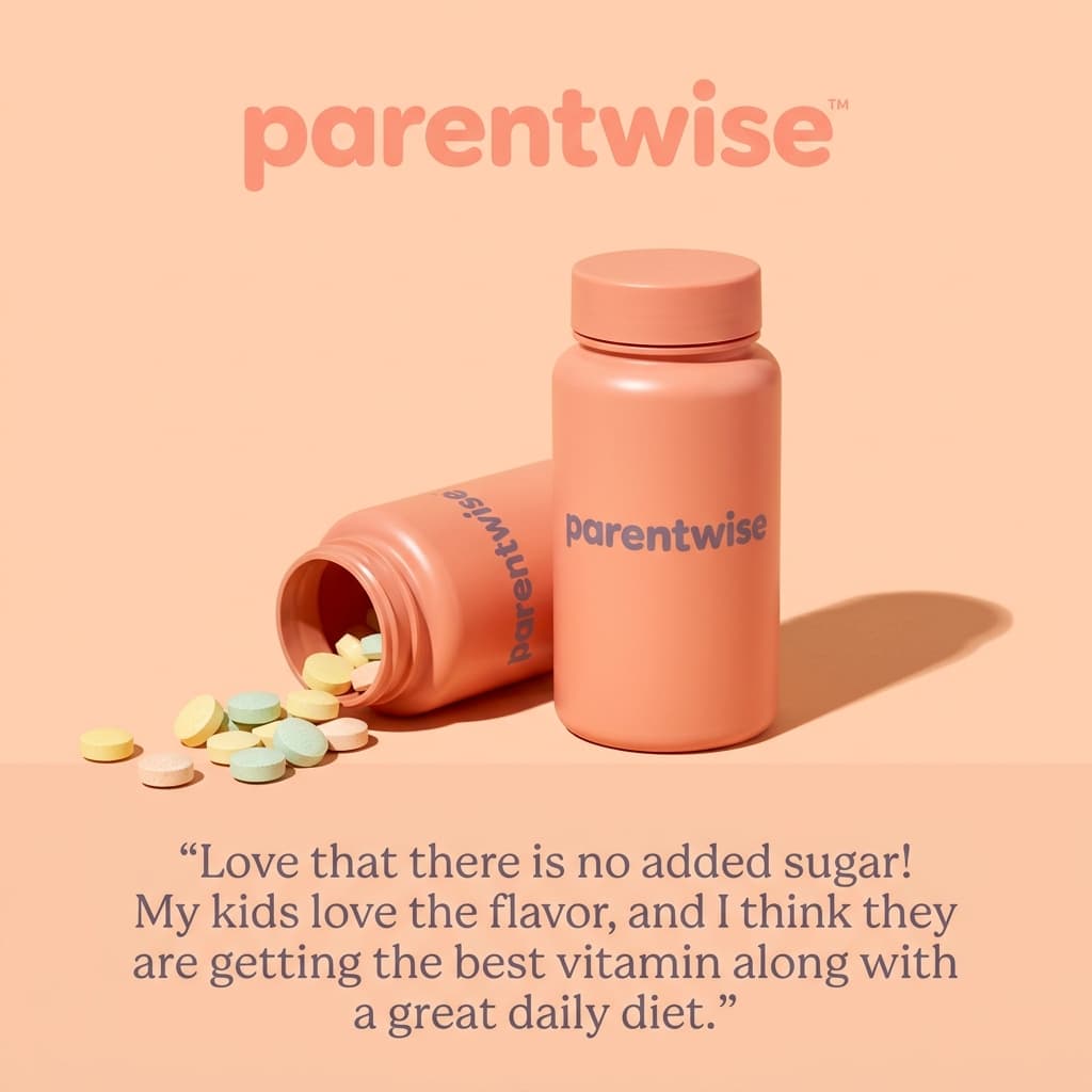 Parentwise Kids Vitamins — Testimonial Product Hero Ad