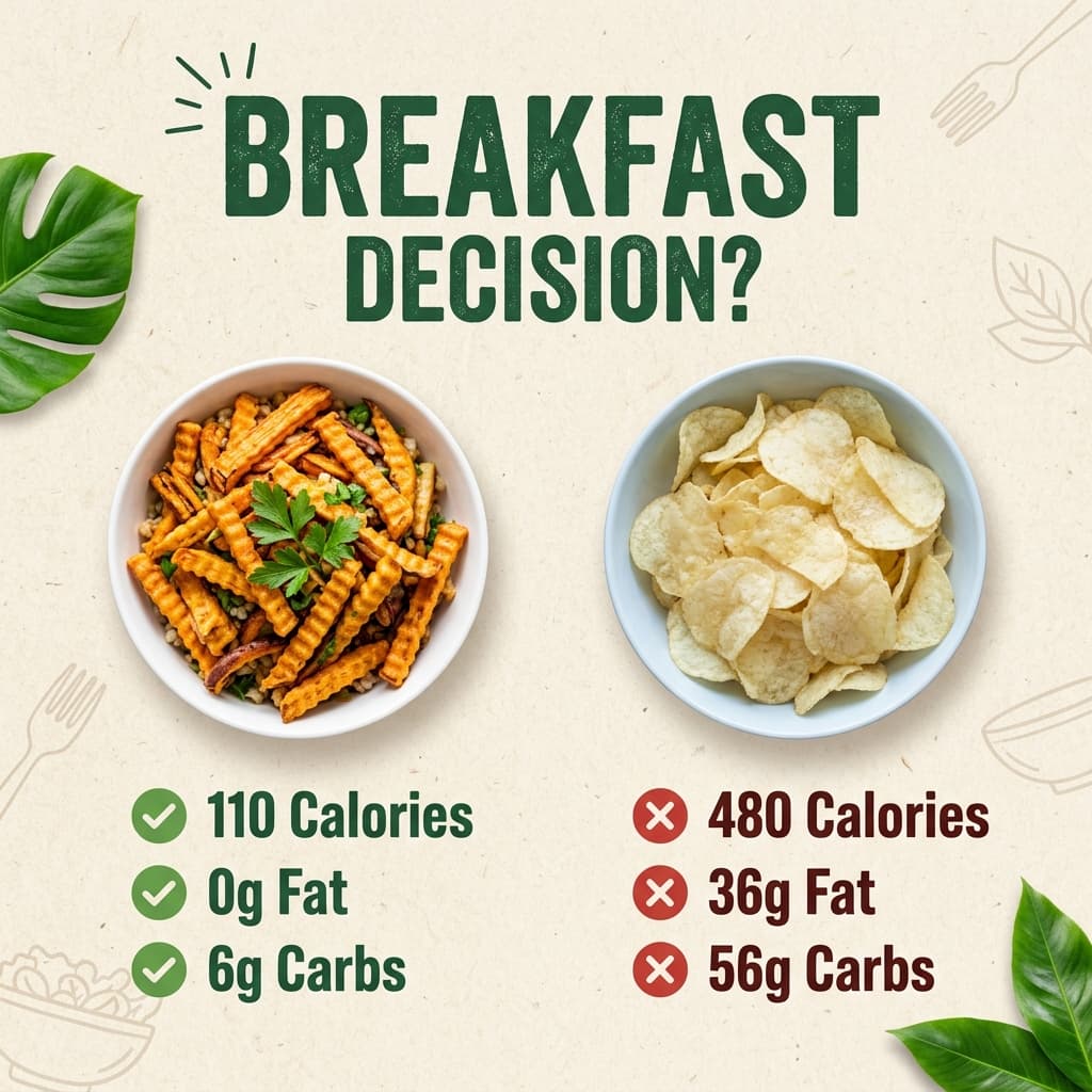 Verde Bowl "Breakfast Decision?" — Nutritional Bowl Comparison Ad