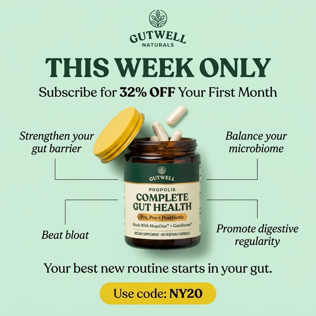 Gutwell — This Week Only: 32% Off Your First Month