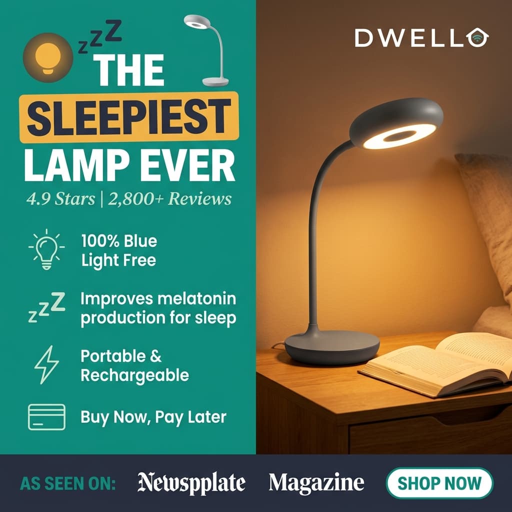 Dwello "The Sleepiest Lamp Ever" — Product Feature Ad