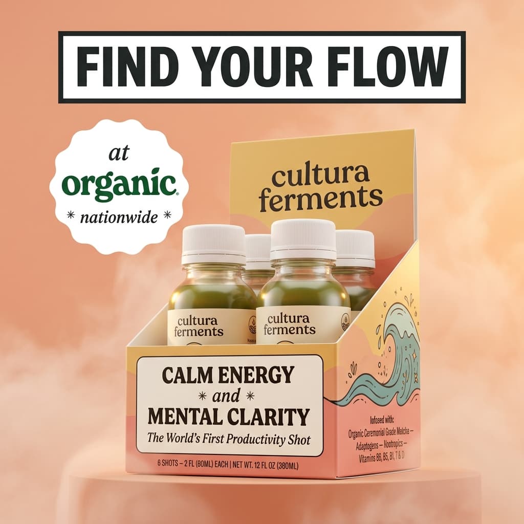 Cultura Ferments — Find Your Flow (Now at Retail)