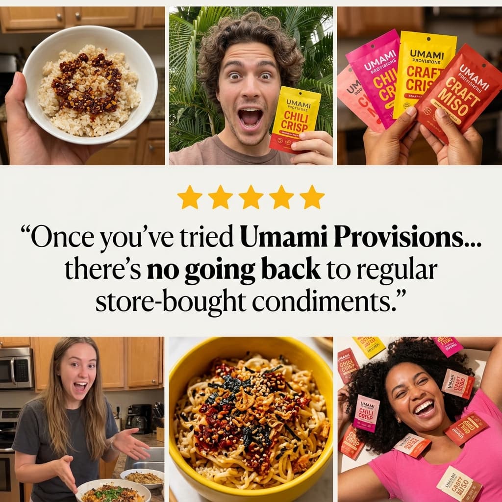 Umami Provisions — No Going Back to Regular Condiments