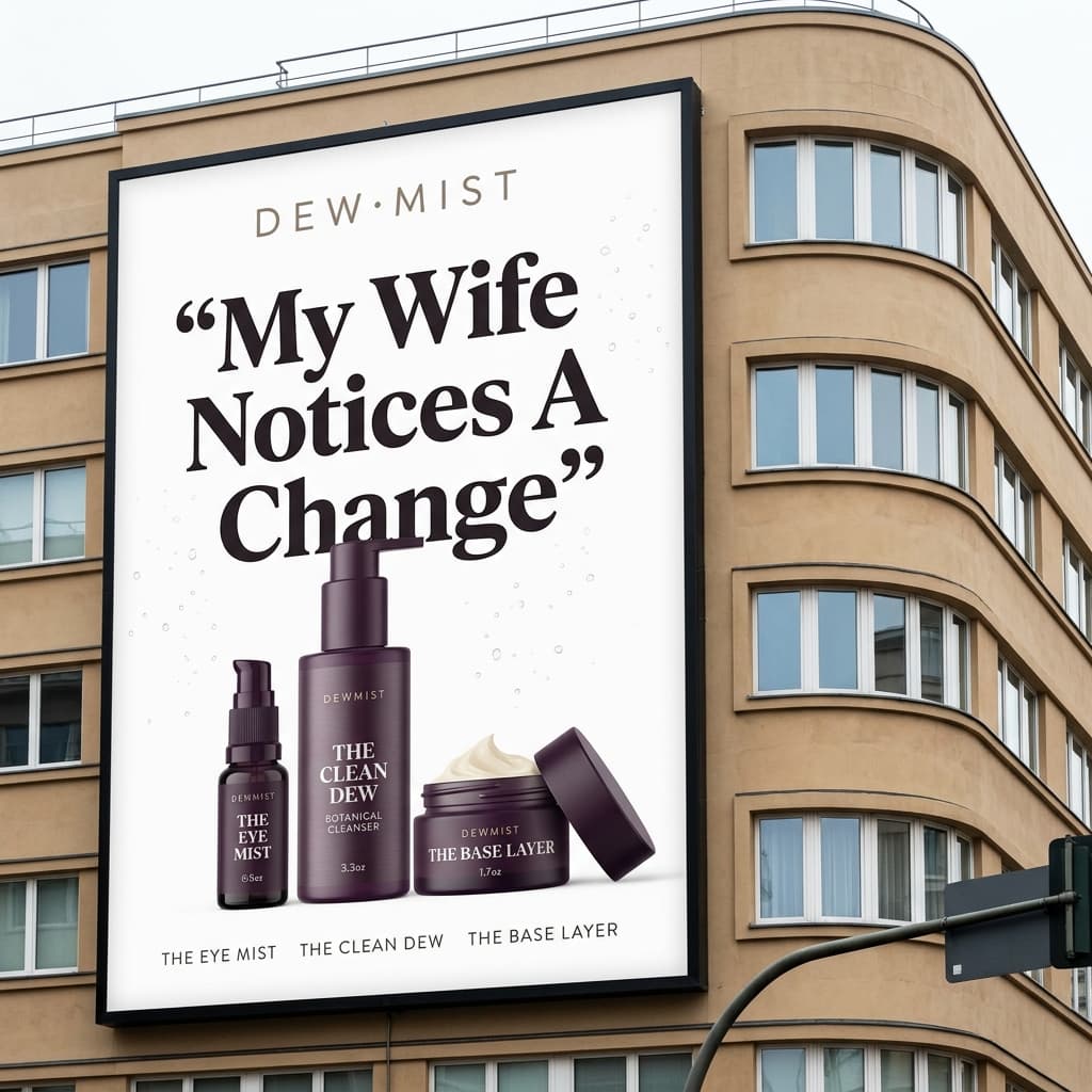 Dewmist — My Wife Notices A Change (Billboard Ad)