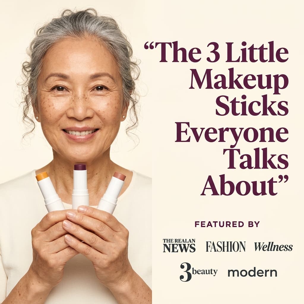 Glowhaus "The 3 Little Makeup Sticks Everyone Talks About" — Press Credibility Ad