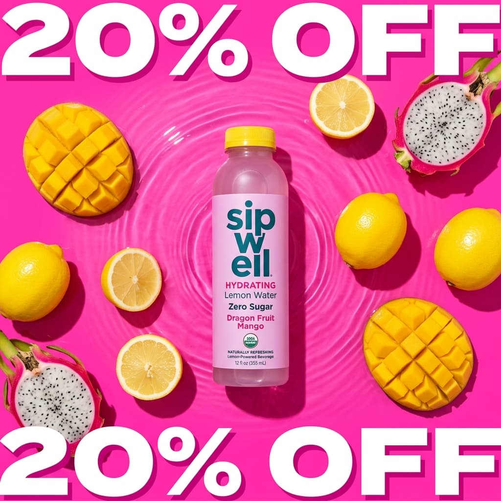 Sipwell — 20% Off Dragon Fruit Mango Hydration