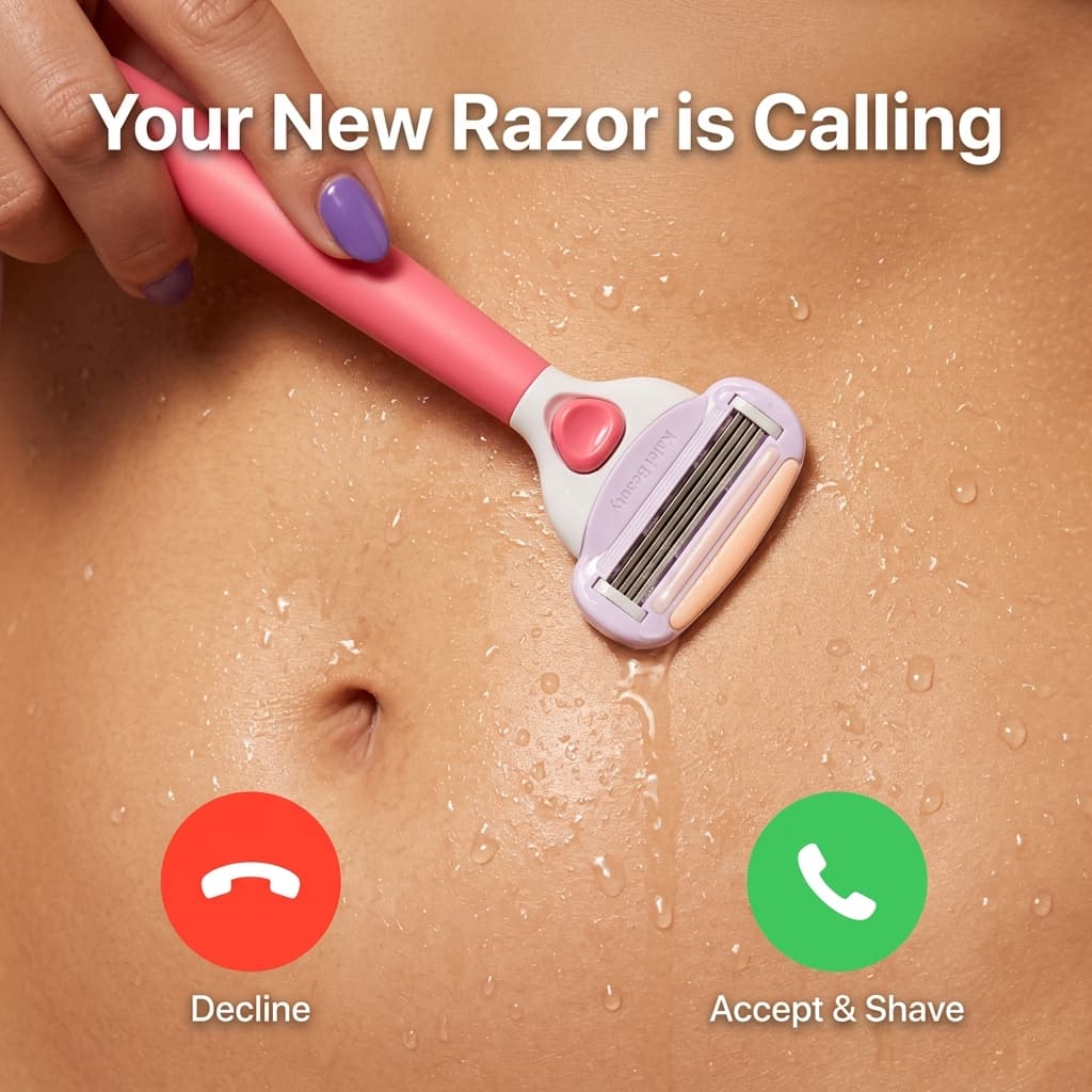 Kalei Beauty Razor — Phone Call UI Shower Ad