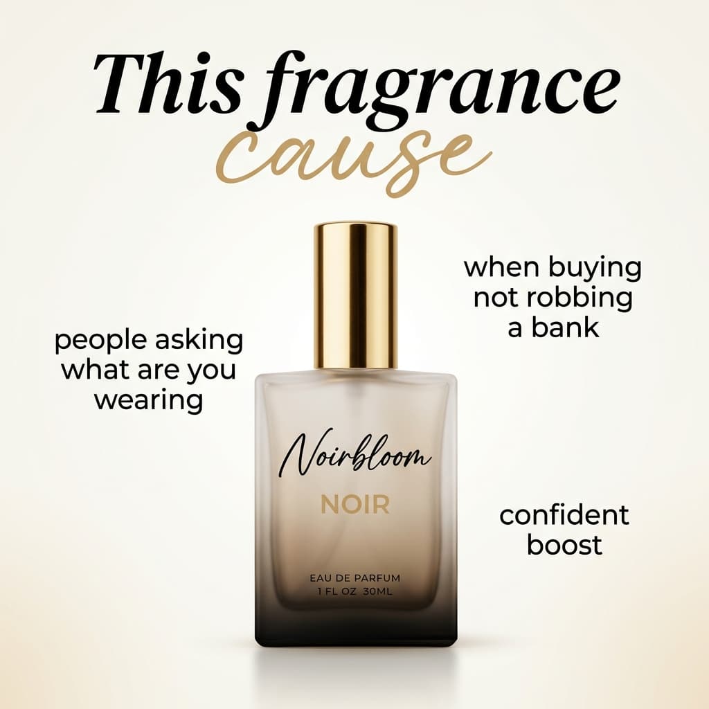 oirbloom "This Fragrance Cause" — Playful Benefit Callout Ad