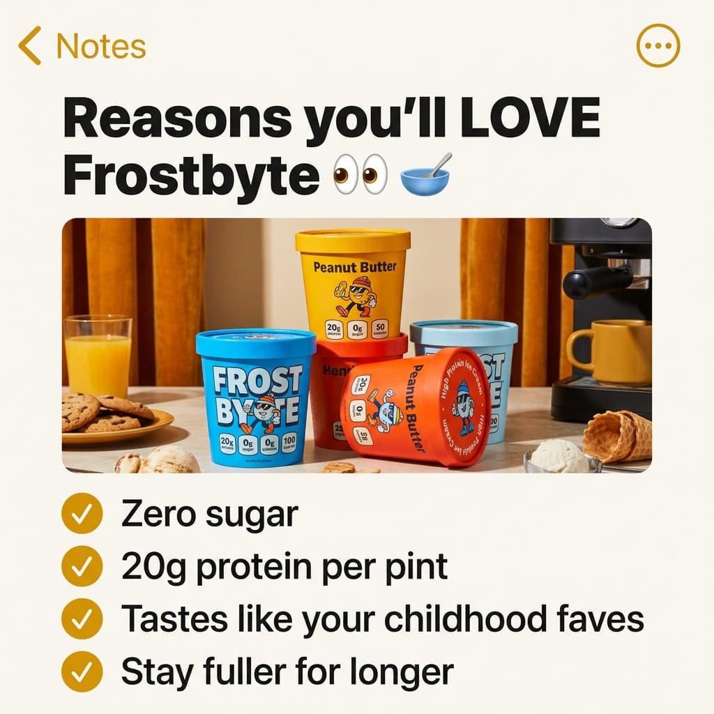 Frostbyte — Reasons You'll Love Protein Ice Cream