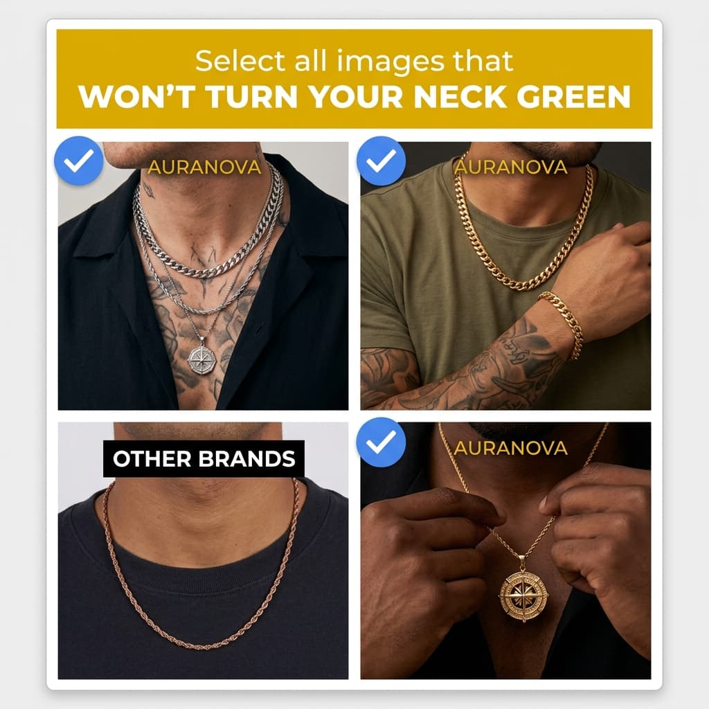 Auranova "Select All Images" — Fake CAPTCHA Jewelry Ad