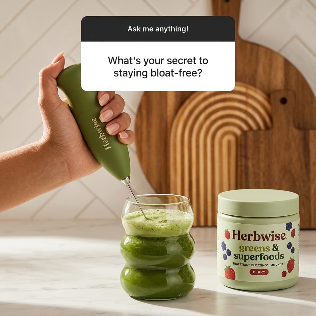 Herbwise Greens & Superfoods — Instagram Stories Q&A UGC Ad