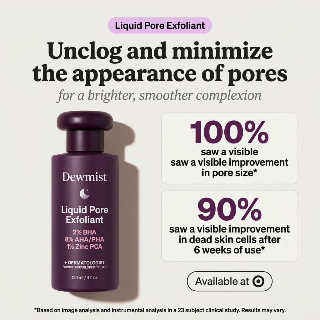 Dewmist — Unclog and Minimize the Appearance of Pores